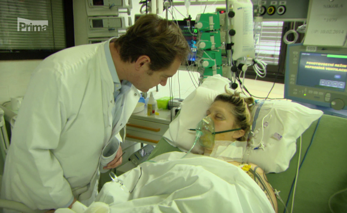 paní Síbrtová a MUDr. Horn po operaci