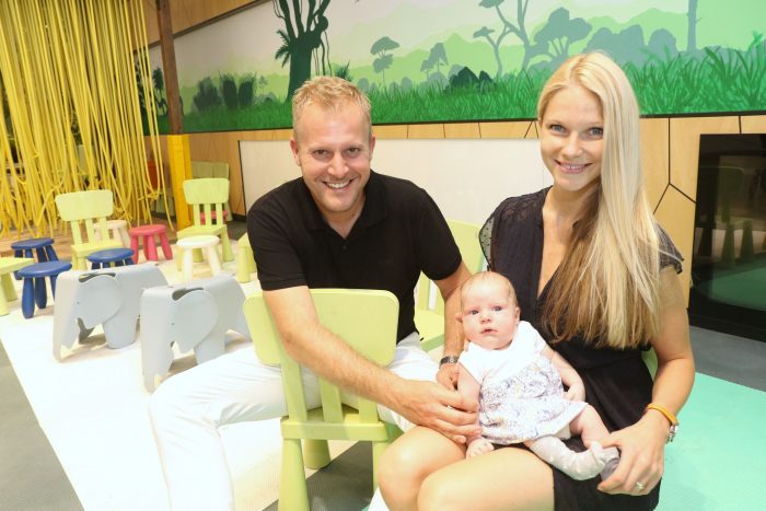 Marek Raditsch v novém dětském koutku Centra Chodov