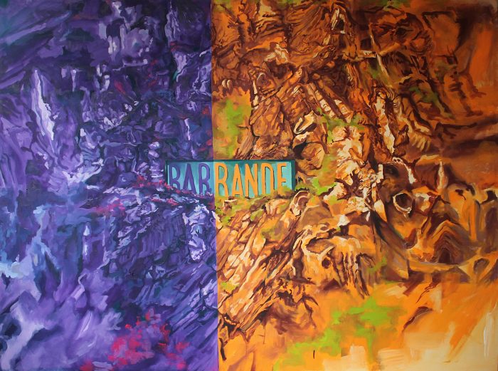 Barrande, akryl na plátně, 140x190, 2016