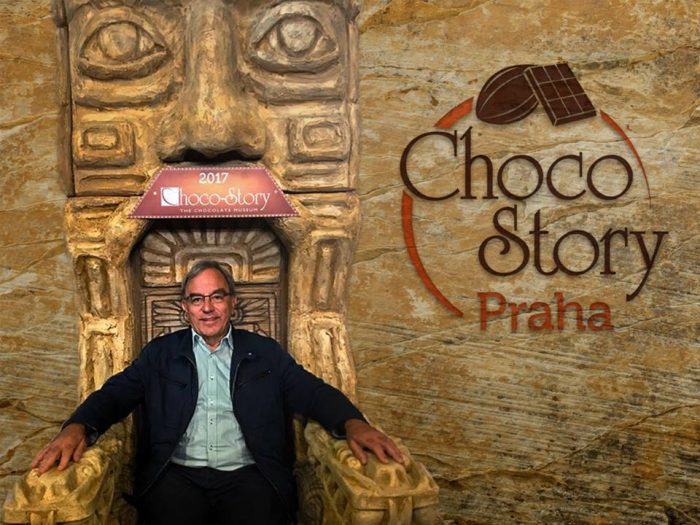 Zakladatel muzea cokolady Eddy Van Belle