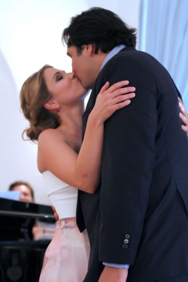 K. Knezikova a A. Plachetka na zaverecnem koncerte jejich interpretacnich kursu na zamku Liten (2017) - (photo Marketa Kobrskova) 2