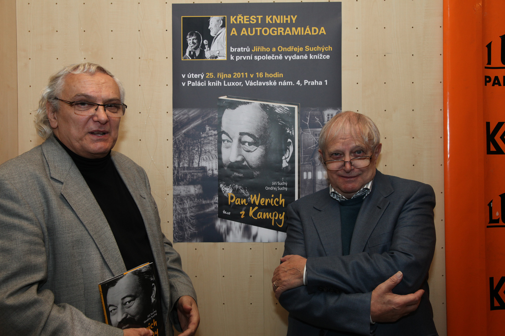 Známí sourozenci pokřtili Pana Wericha z Kampy