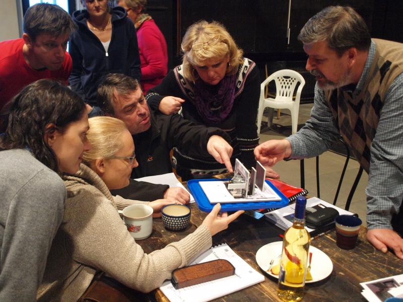 Tramvaj do stanice Touha v Divadle pod Palmovkou