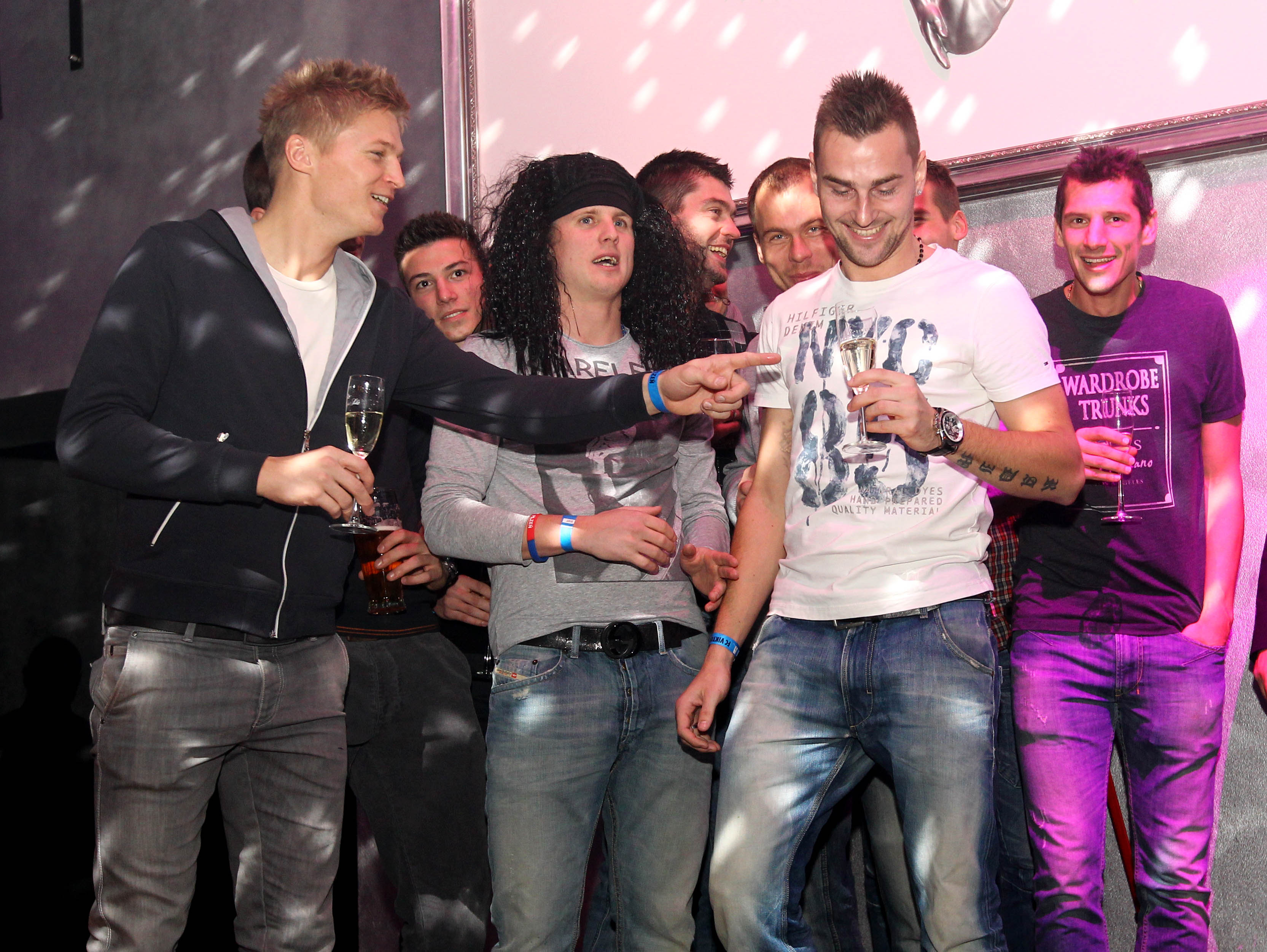 Koukejte, jak Verešová slavila s plzeňskými fotbalisty