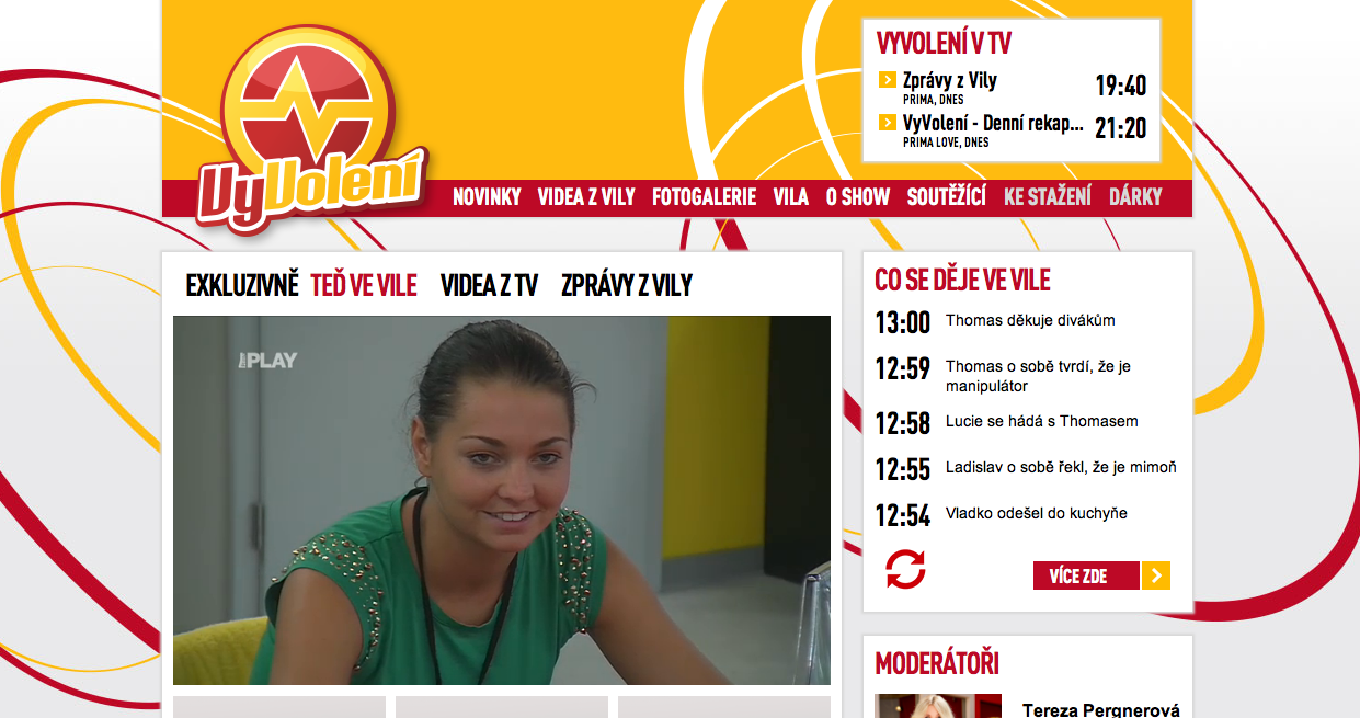 Fanoušci VyVolených naklikali za jeden den 9,6 milionů stránek!